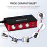 Quick Charge 3.0 Car Adapter, 180W Cigarette Lighter Adapter 12V/24V Cigarette Lighter Splitter 4USB Ports 3-Socket Car Splitter 6.6A LED Voltmeter Car Charger Image 6