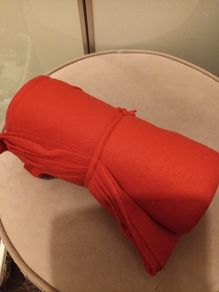 Red home festive throw