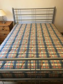 New Metal Bed and new mattress