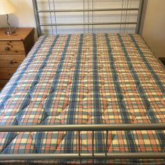 New Metal Bed and new mattress