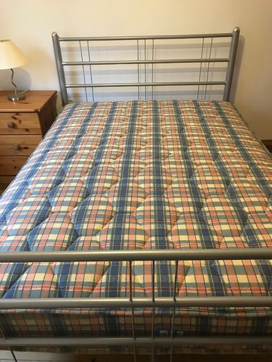 New Metal Bed and new mattress