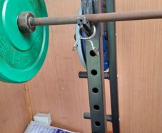 Rack, Weights and Barbell