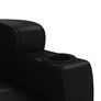 Recliner Chair Black Faux Leather Image 7