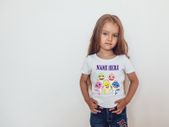 Personalised with name Baby shark themed t-shirt for kids great gift present idea