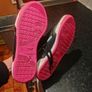 beautiful black leather Adidas runners Image 8