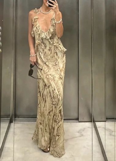 zara maxi dress