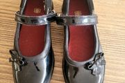 clarks girls black shoes uk 1.5 f