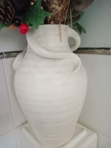 Large "SYLVAC" Hand Crafted Pottery Flower Vase.Circa 1950s.