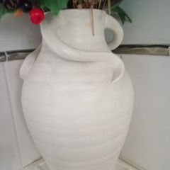 Large "SYLVAC" Hand Crafted Pottery Flower Vase.Circa 1950s.
