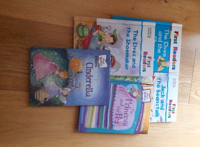 Children's fairy tale hard back books