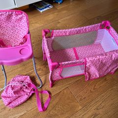 Folding high chair & cot - Silvercross