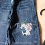 Dunnes Baby Girls  Denim Lined Jeans. Age - 9 months.   B.N.W.T. Image 2