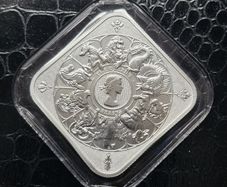 2025 Queen's Beast Completer 1 oz Silver Bullion Bar - The Royal Mint UK