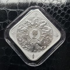 2025 Queen's Beast Completer 1 oz Silver Bullion Bar - The Royal Mint UK