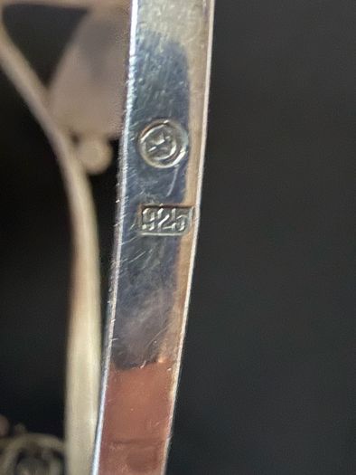 Sterling earrings and bangle set