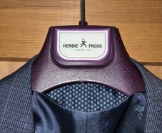 3 piece suit.  Worn twice & dry cleaned.  Trousers 32 waist.  Jacket 40 paid 250