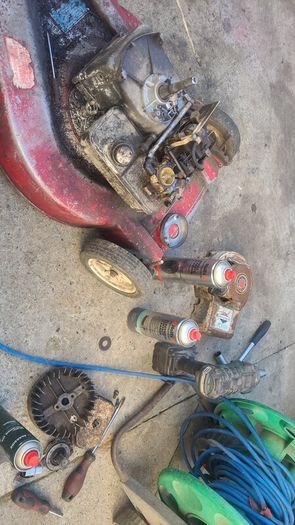 Broken lawnmowers and other tools wanted for parts. Lawnmower servicing also available!