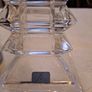 Crystal candle holder and candle NEW Image 3