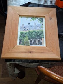 4 Chunky Natural Wood Picture Frames Measurements in the photos Postage Available or Collection, all same size