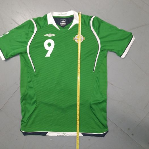 FREE POST  Player Issue (XLB) Northern Ireland Jersey Shirt Umbro Vintage Retro Soccer Football Irish Green Norn iron Youths Kids Boys Girls