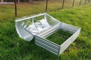 Cold frame mini greenhouse with PVC lid