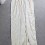 Pair of Large Lined Cream Curtains-pencil pleat Image 6