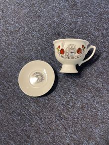 Hendricks Gin teacup and saucer set        5 Available