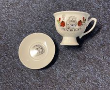 Hendricks Gin teacup and saucer set        5 Available