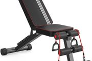 Adjustable Weight Bench, Multifunctional Weight Bench, Folding Fitness Bench for Strength Training at Home, with Flat Decline for Full Body Training (FREE POSTAGE)