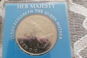 80th Queen Elizabeths 80th birthday silver coin