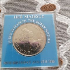 80th Queen Elizabeths 80th birthday silver coin