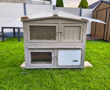 Heavy Duty Insulated All Season Rabbit Hutch Custom Built