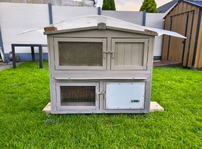 Heavy Duty Insulated All Season Rabbit Hutch Custom Built