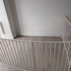 BabyDan Room Divider XXL White + Wall Fittings