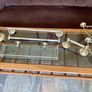 Vintage 20th Century Retro Gilt Metal Bathroom Accessories Image 2
