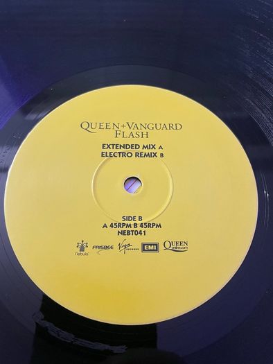 Queen + Vanguard - Flash - 12" Vinyl Single - 2003 Nebula / Frisbee / Virgin / EMI Records