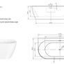 Freestanding Modern Bath and Wall Mounted Tap Image 2