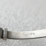 Vintage 925 Sterling Silver bangle with charm Image 5