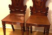 Antique Victorian Mahogany Chairs  Set of 2