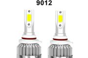 HIR2 9012 LS-C6 LED Headlight Bulb Ligh Low Beam With COB LED Chips 6000K 8000LM