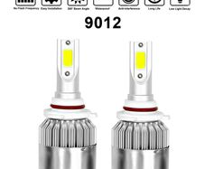 HIR2 9012 LS-C6 LED Headlight Bulb Ligh Low Beam With COB LED Chips 6000K 8000LM