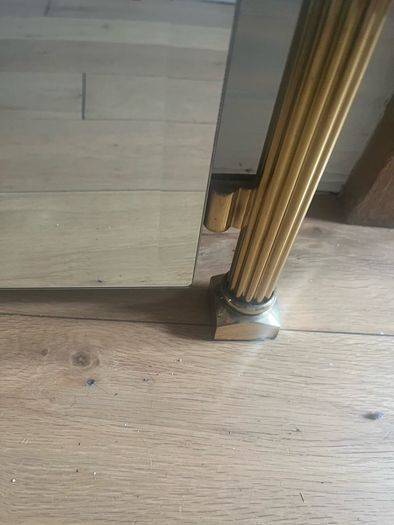 brass mirror