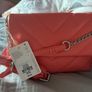 coral heel and matching bag Image 6