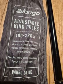 Vango Adjustable King Poles x 2