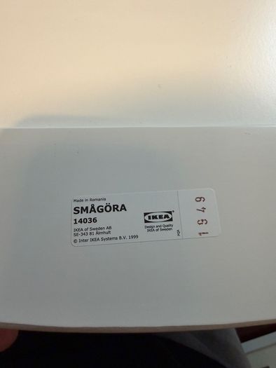 Smagora Ikea cot / toddler bed