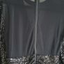 UNSIGNED black sequins and sheer bodycon Sz 8 Image 10