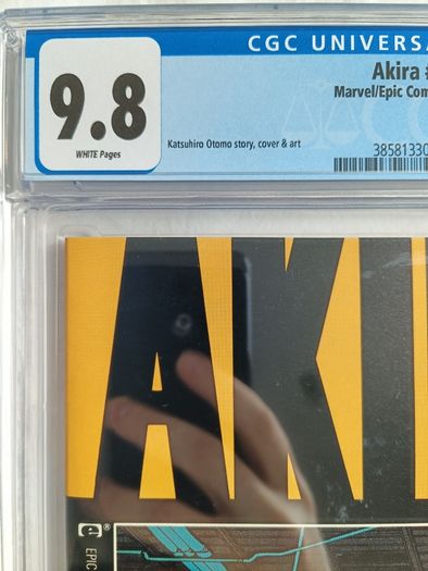 Akira Issue 4 CGC 9.8 Certified Graded Comic Book Framed Marvel