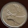Canadian Quarter Dollar Caribou 1979 Coin Stamp cover BUNC Image 3