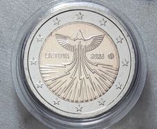 (3 for 10 Mix and Match) Lithuania 2 Euro Base Metals Uncirculated Coin 2026 - Energy independence of Lithuania