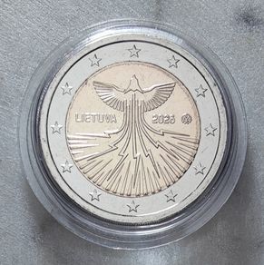 (3 for 10 Mix and Match) Lithuania 2 Euro Base Metals Uncirculated Coin 2026 - Energy independence of Lithuania